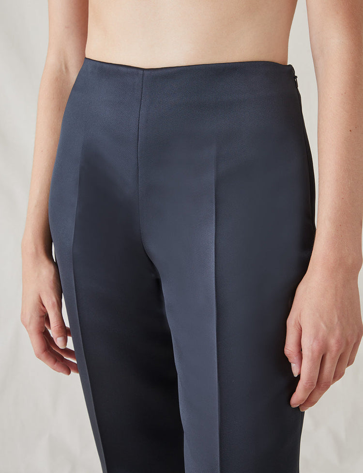 The Cigarette Pants in Duchess Satin