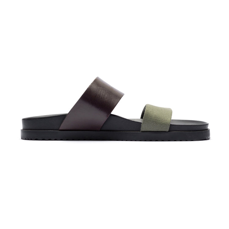 Brown & Green Cinturini Sandal