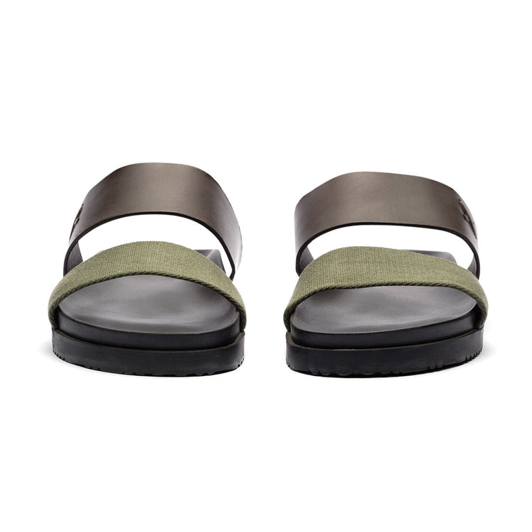 Brown & Green Cinturini Sandal