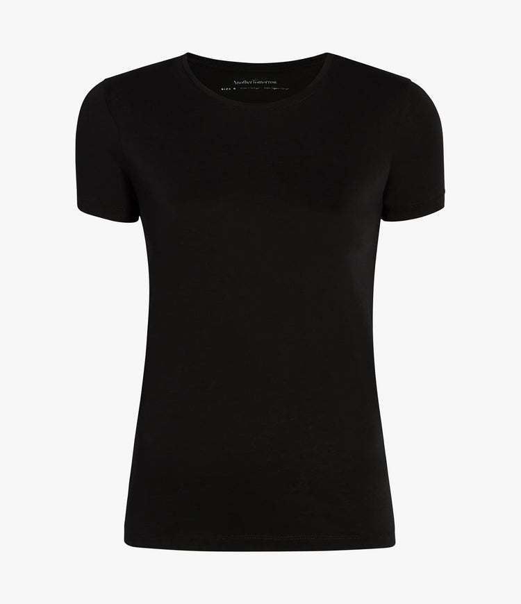 Crew Neck T-Shirt in Black