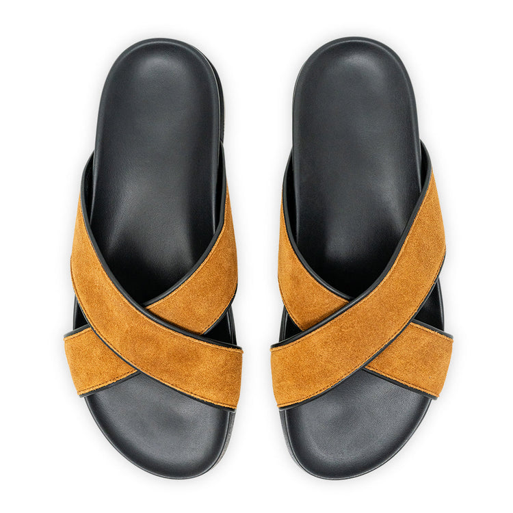 Tan Crossover Sandal