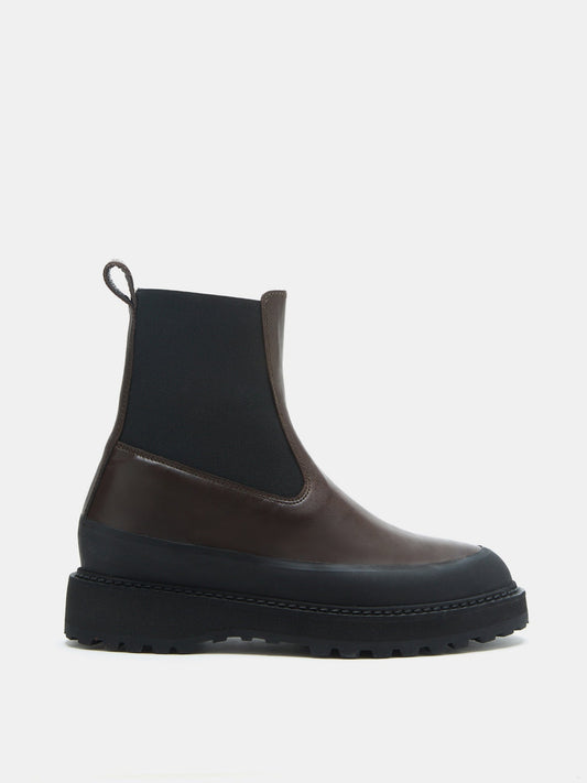 Chelsea Dolomite Boot in Dark Chocolate Leather