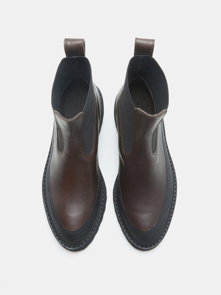 Chelsea Dolomite Boot in Dark Chocolate Leather