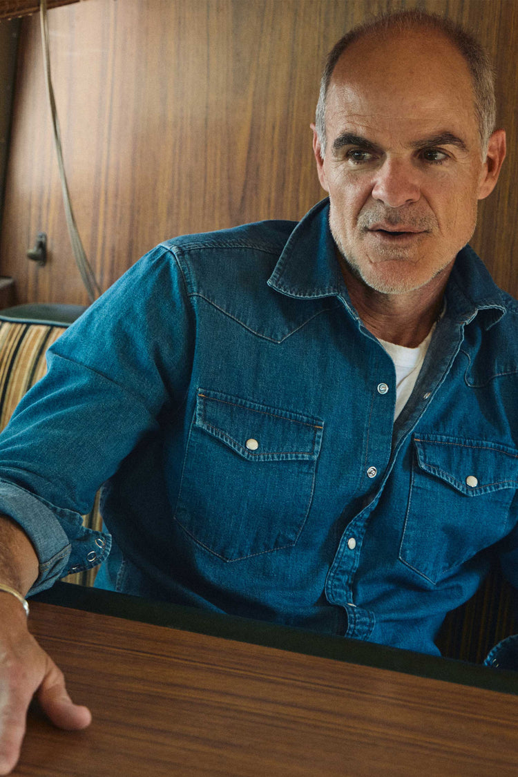 Ennis Selvedge Denim Western Shirt