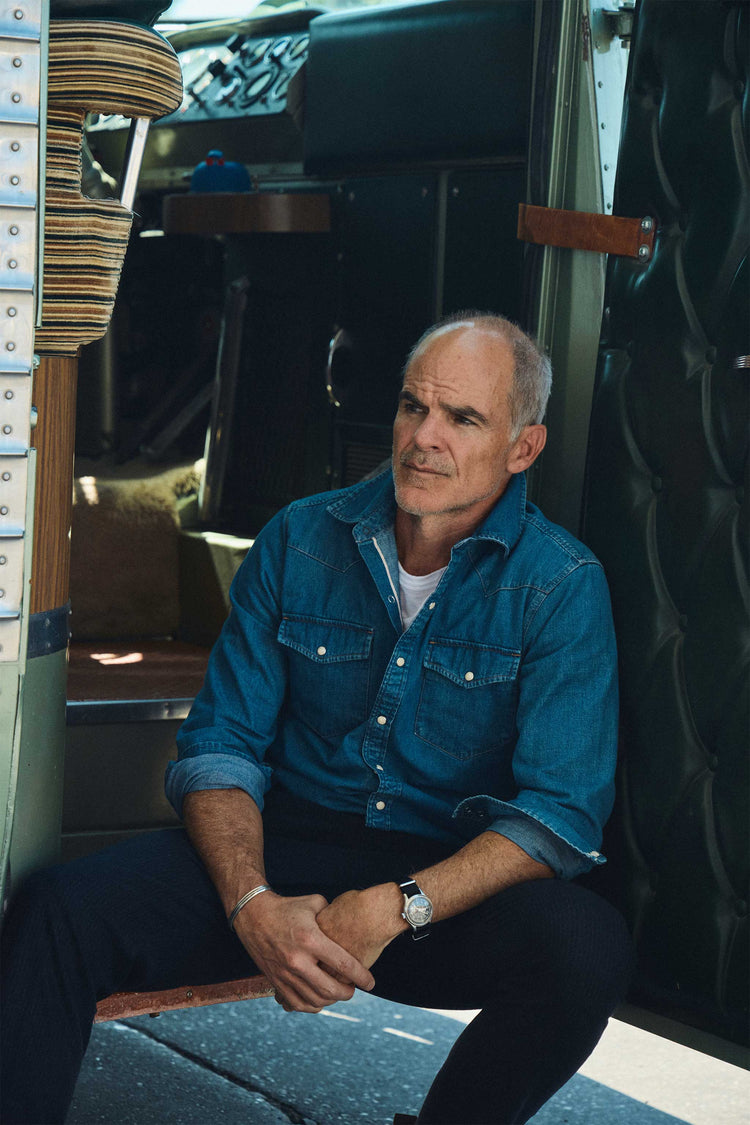 Ennis Selvedge Denim Western Shirt
