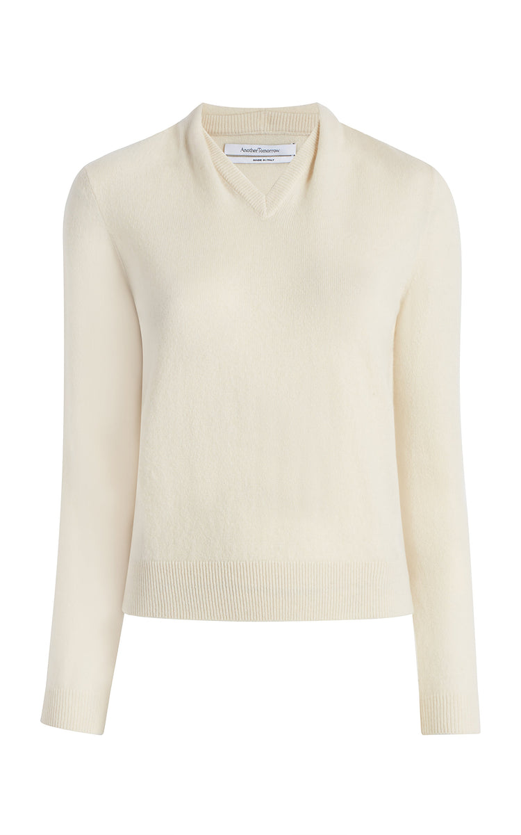 Draped Neck Sweater