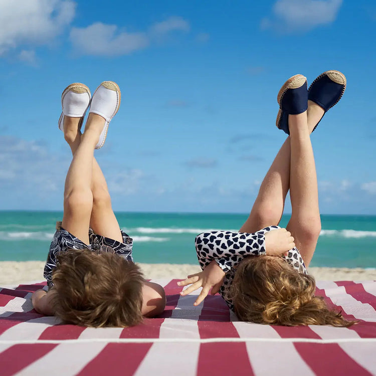 Kids Beachcomber Espadrilles in Dark Navy