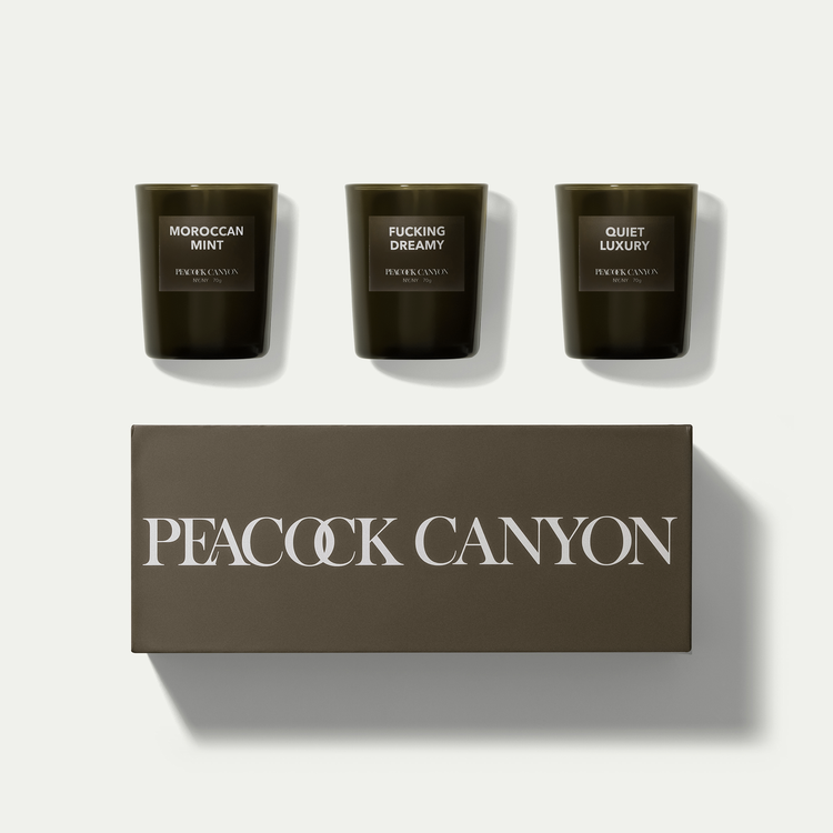Discovery Set of Three Scented Candles