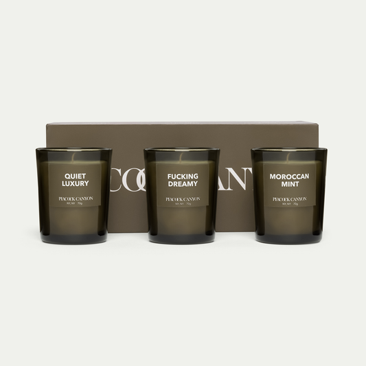 Discovery Set of Three Scented Candles