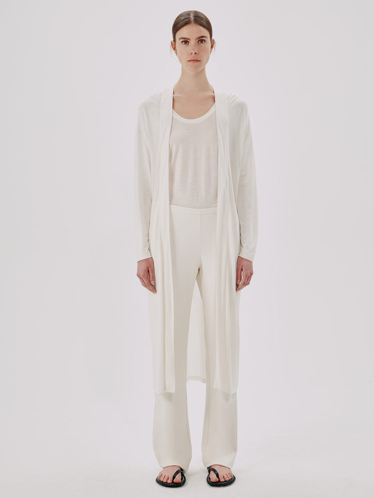 Elongated Robe in Vanilla