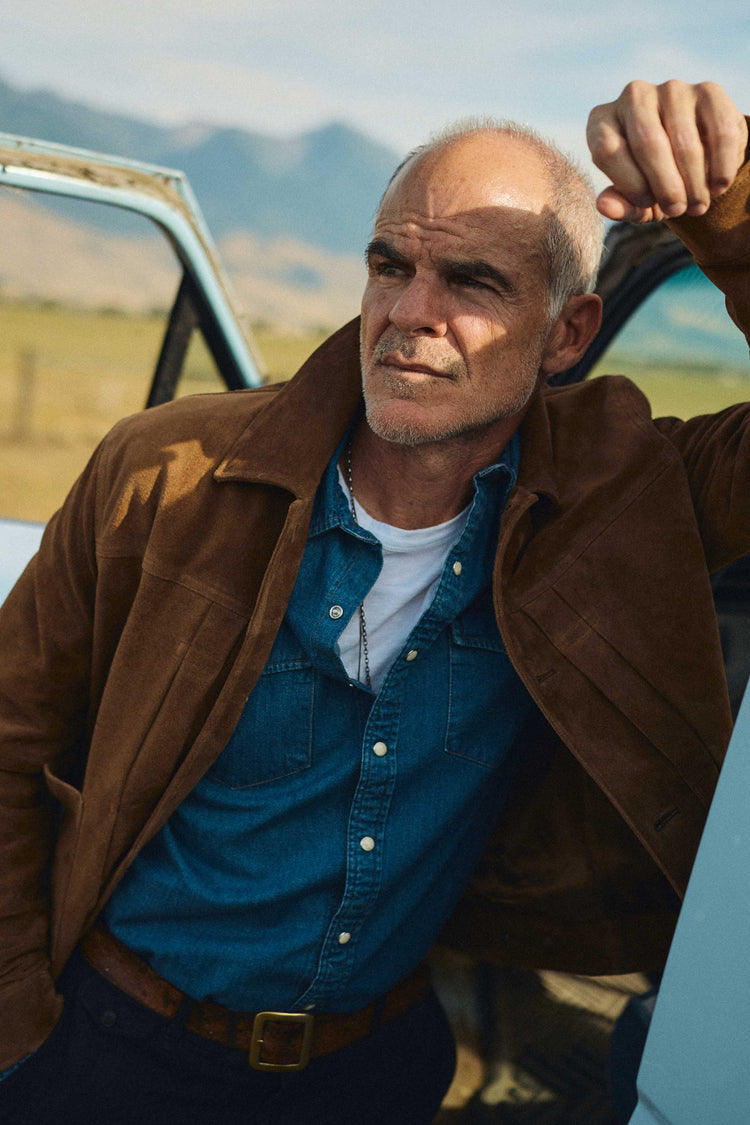 Ennis Selvedge Denim Western Shirt