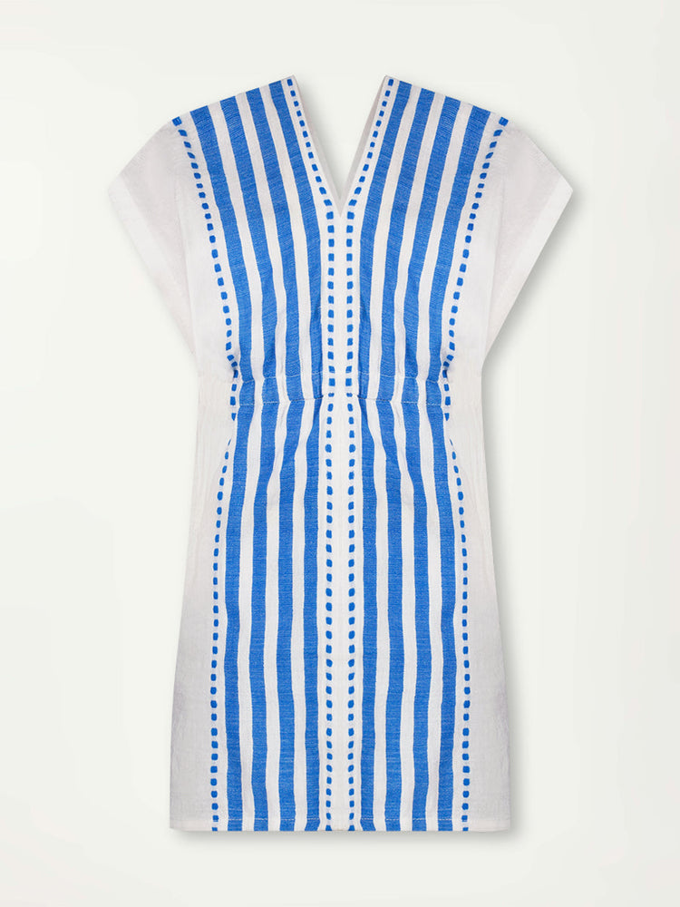Enani Girls’ Plunge Dress in Eshe Blue