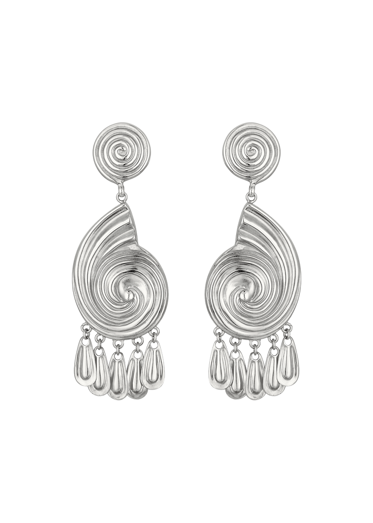 Eliza Earrings in Silver