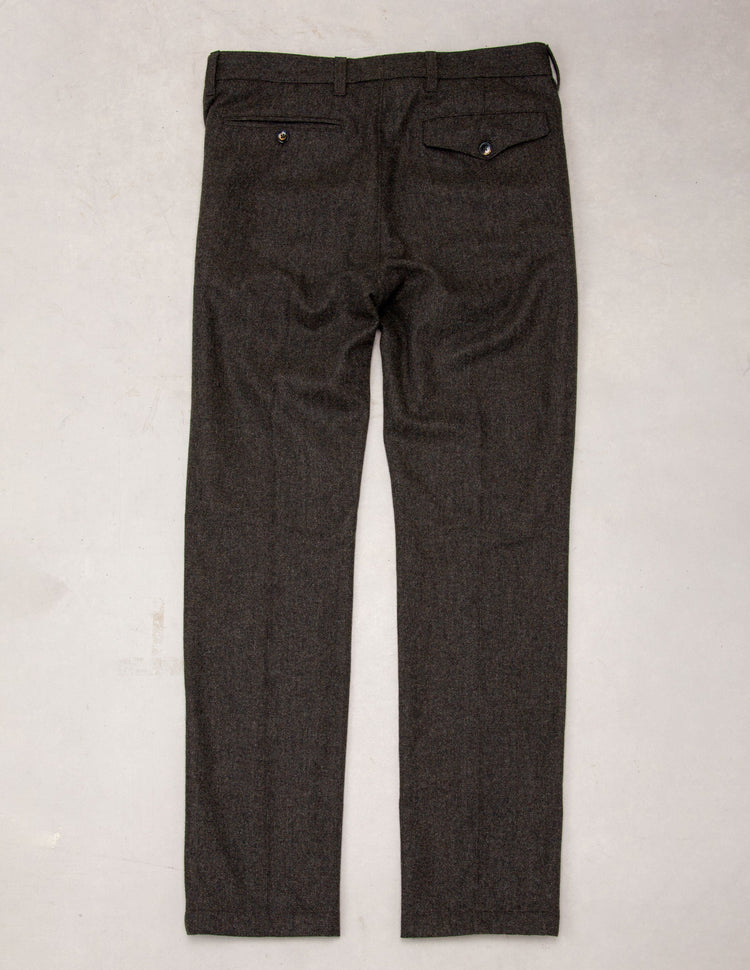 Edwards Wool Trouser in Saddle Brown
