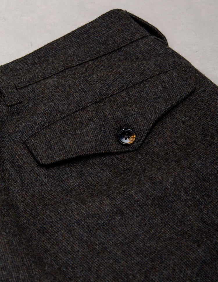 Edwards Wool Trouser in Saddle Brown