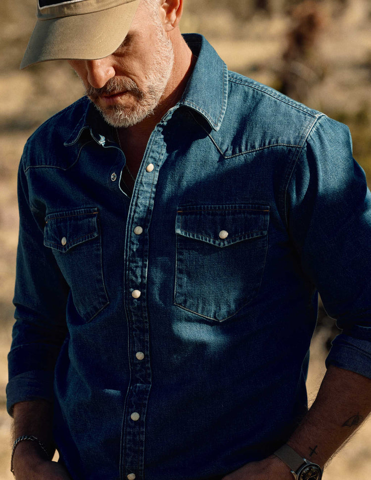 Ennis Selvedge Denim Western Shirt