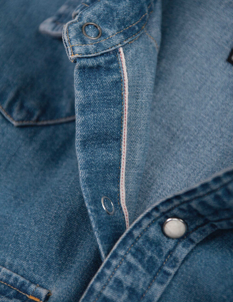 Ennis Selvedge Denim Western Shirt
