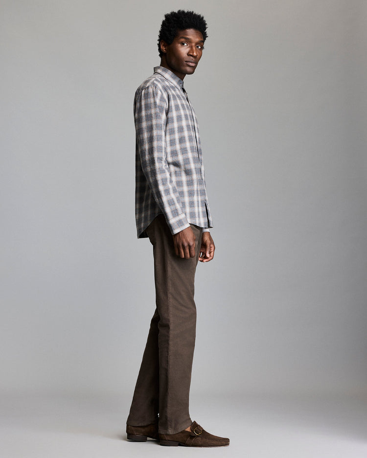 Melange Grid Plaid Wilson Shirt