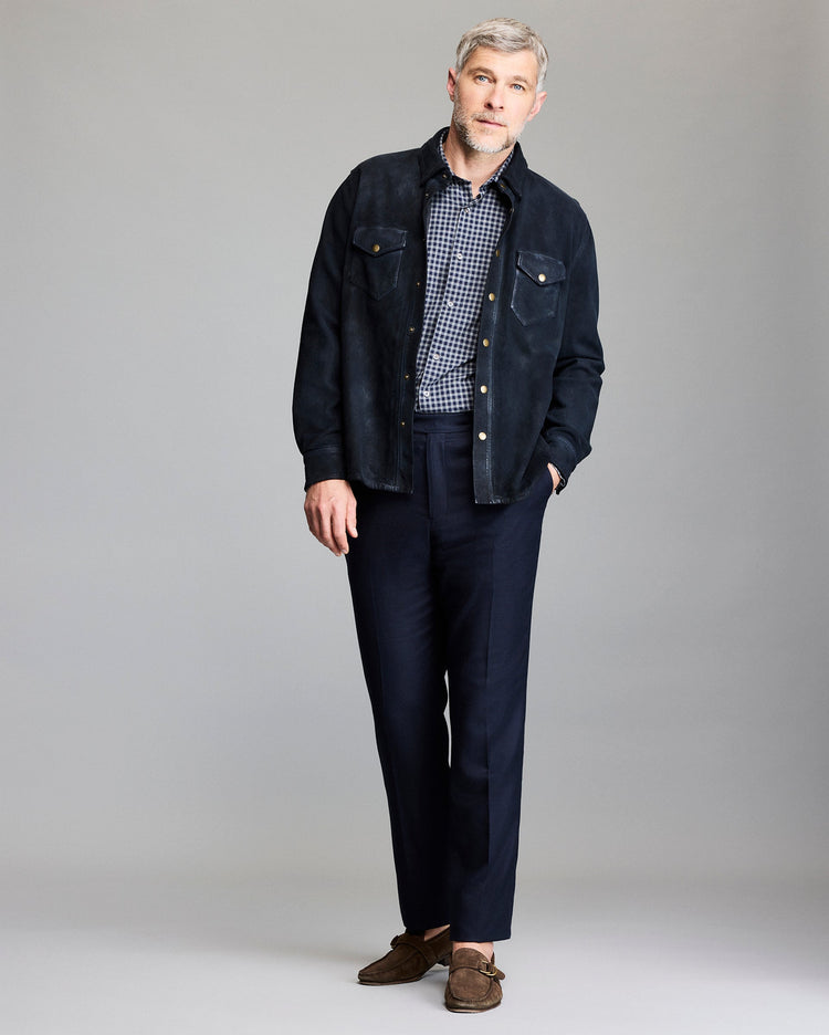 Savoy Waxed Suede Workshirt