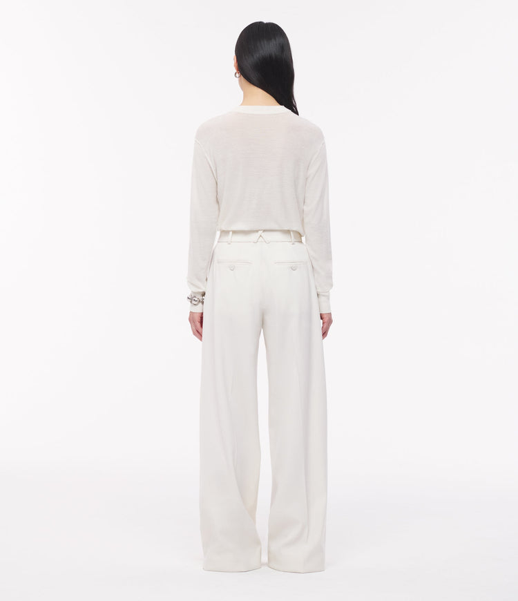 Featherweight Crew in Off White