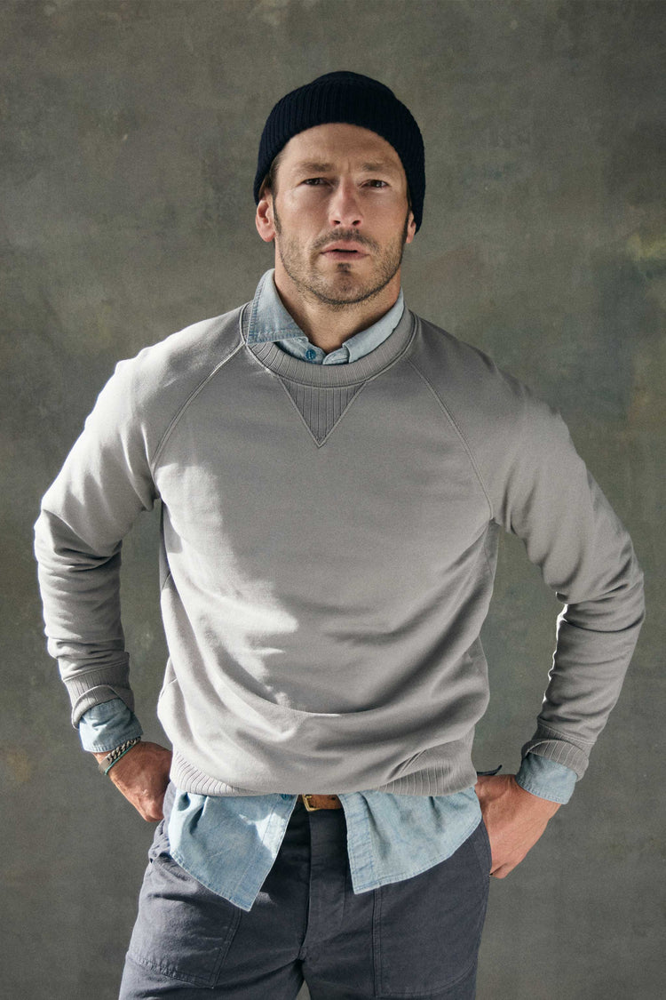 Raine French Terry Sweatshirt in Fog