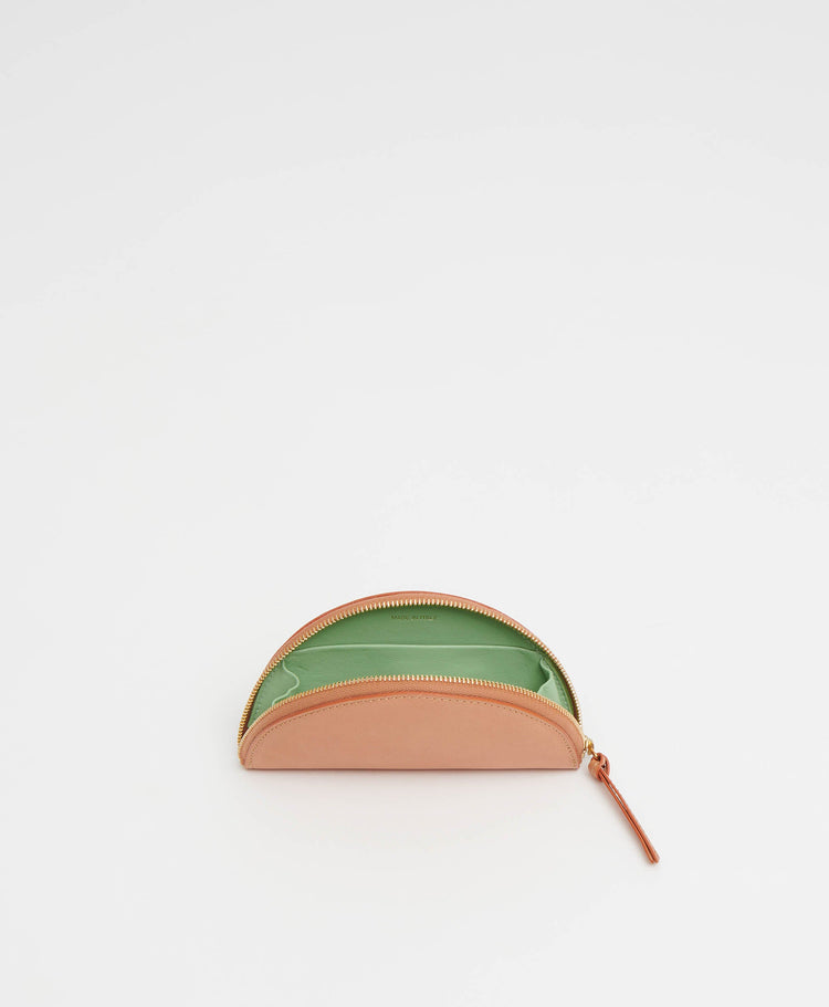 Mini Moon Wallet - Cammello/Seaglass