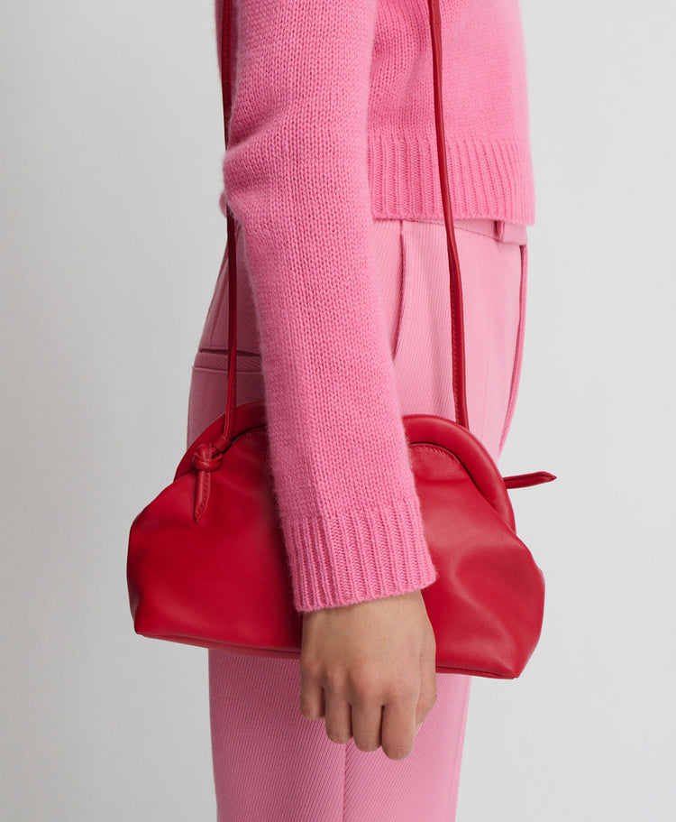 Baci Bag - Chocolate/Periwinkle