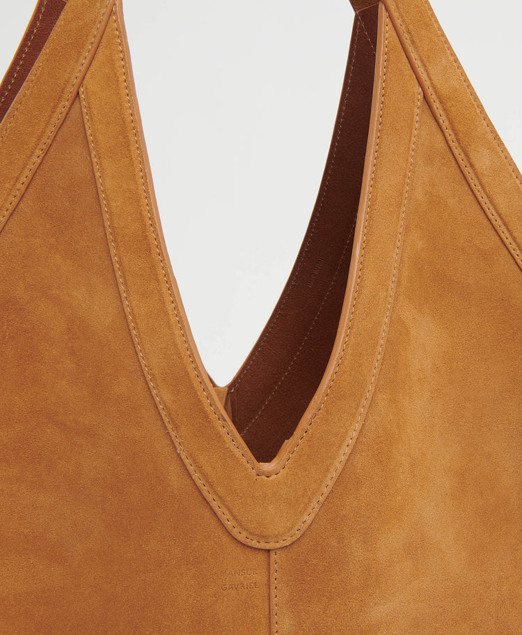 Soft M Hobo - Caramel Suede
