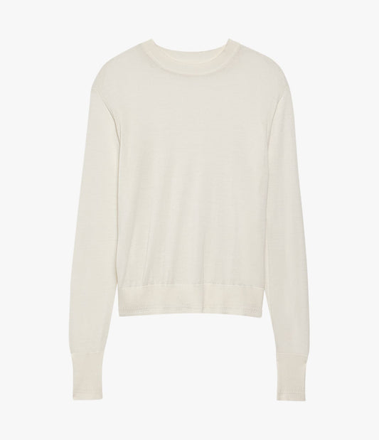 Featherweight Crew in Off White