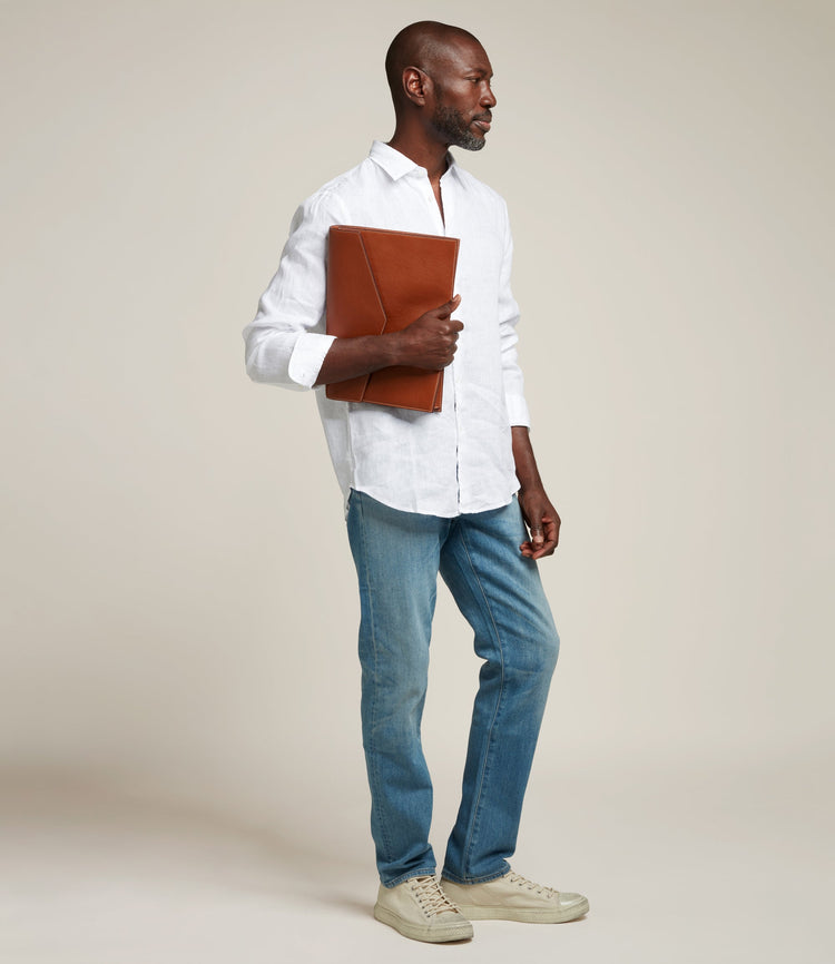 Single Document Folio in Buffalo Cognac