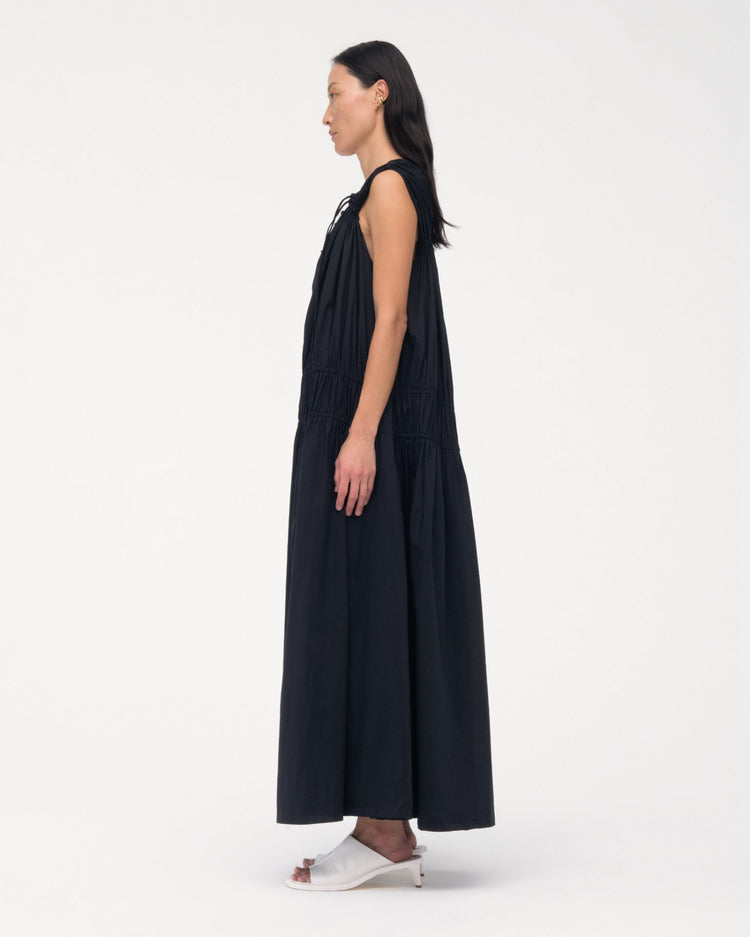 Gathered Long Dress