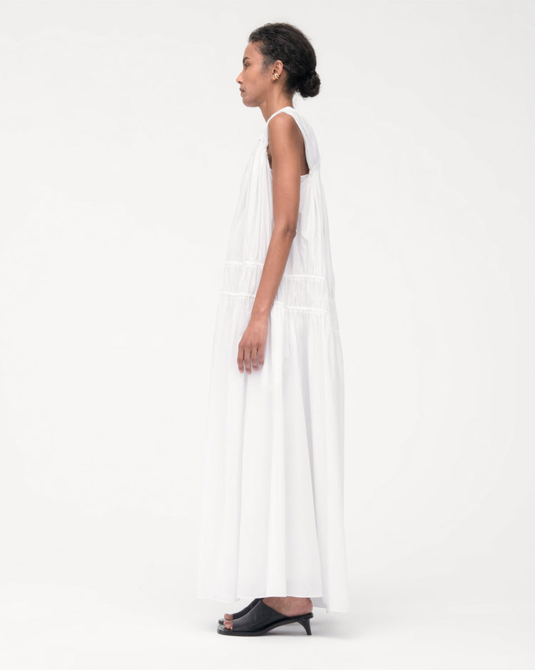 Gathered Long Dress