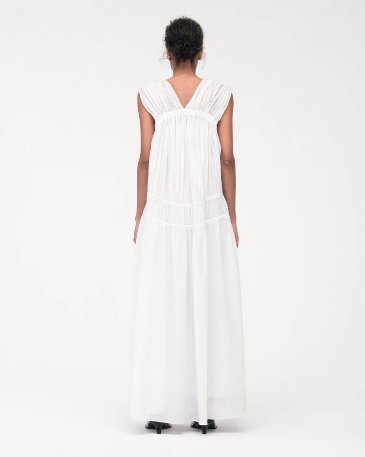 Gathered Long Dress