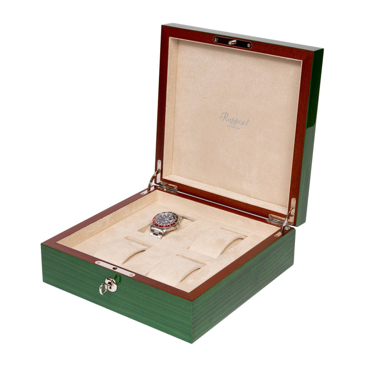 Heritage Chroma Four Watch Box in Green