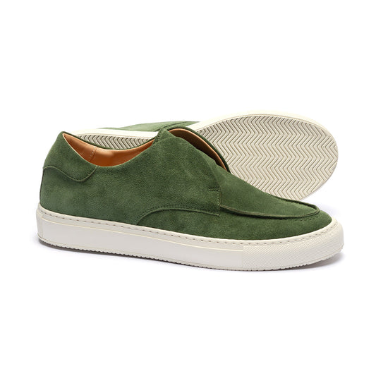 Men’s Green Suede Pitti Sneaker
