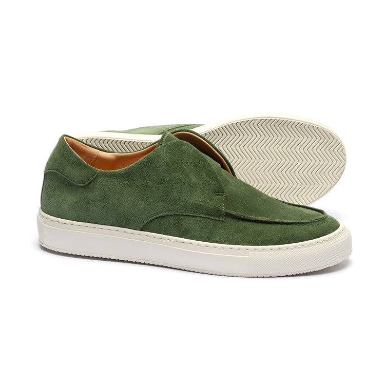 Men’s Green Suede Pitti Sneaker