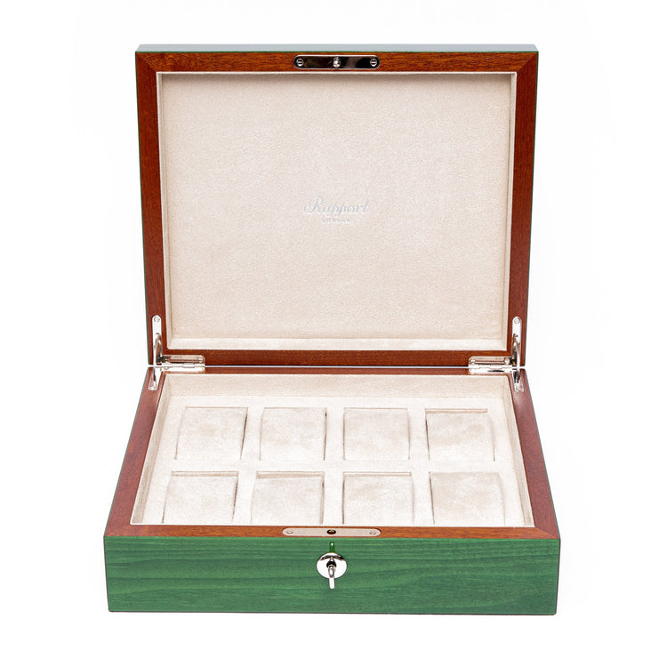 Heritage Chroma Eight Watch Box - Green