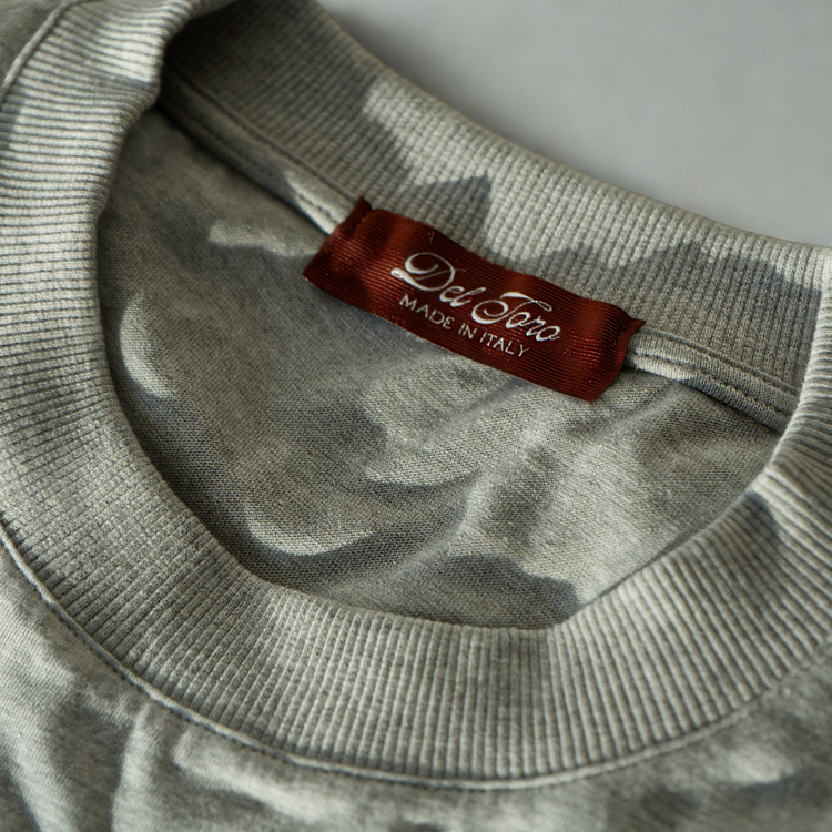 Men’s Retro Gym Tee in Heather Grey