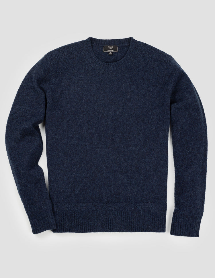 Highlands Shetland Sweater in Admiral Blue