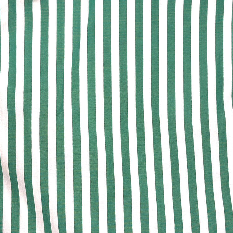 George Cortina Striped Robe in Green