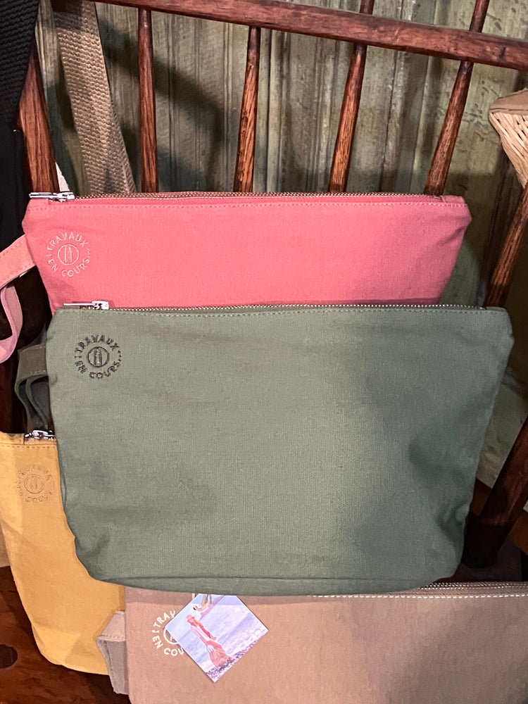 LIGHT CANVAS  TOTE & POCHETTE SET