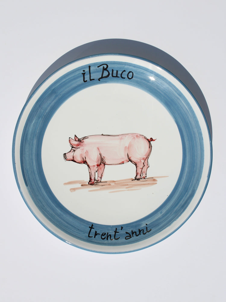 Limited Edition Il Buco Anniversary Plate