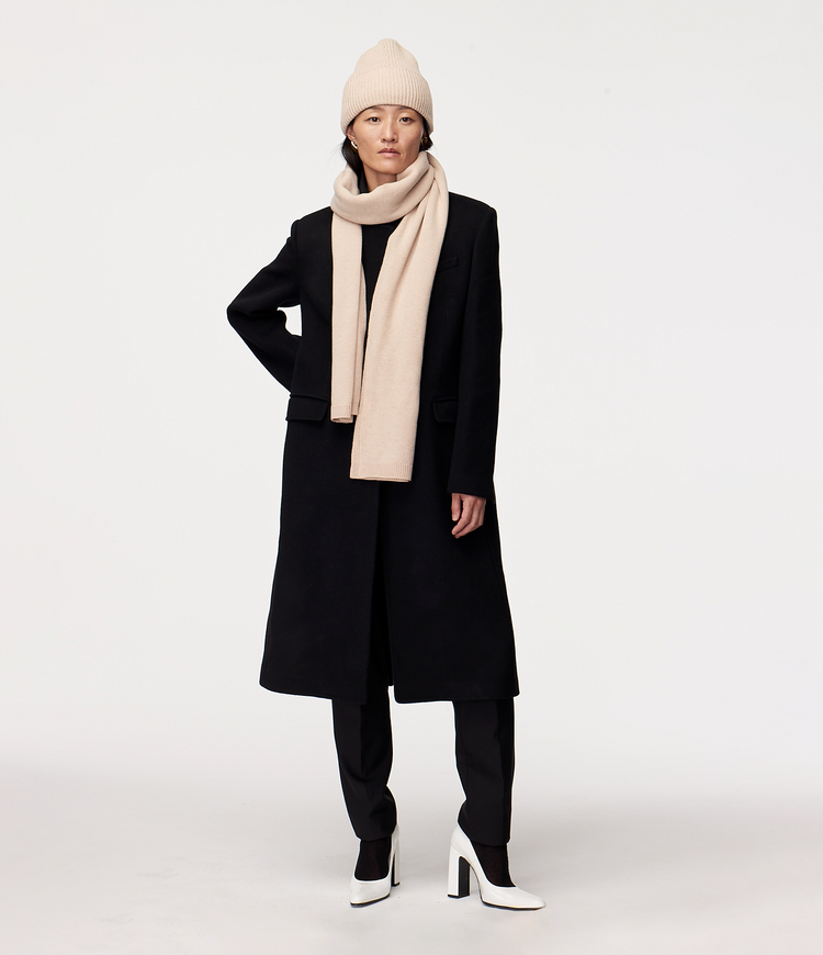 Cashmere Scarf in Ivory
