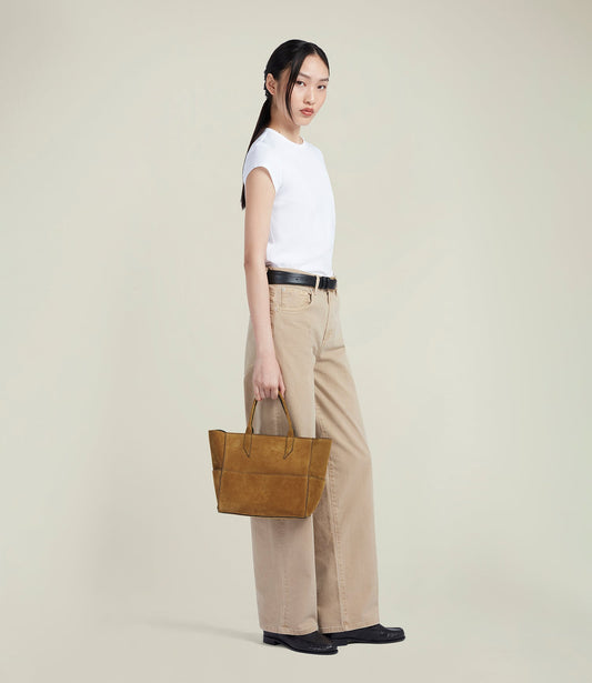 Incognito Crossbody Cabas in Suede Marrakech