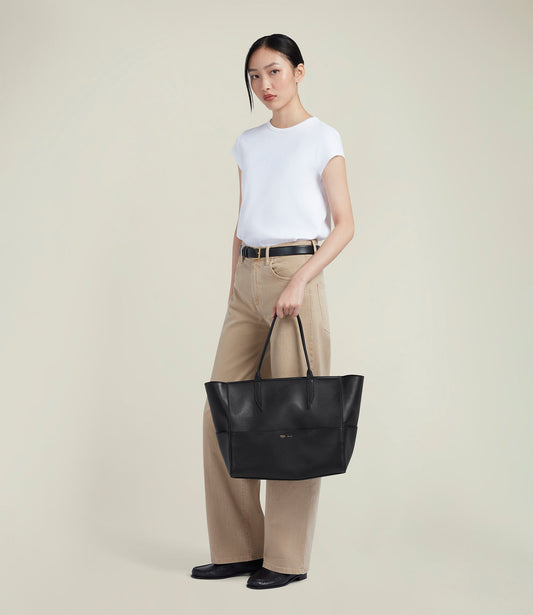 Small Incognito Cabas Bag in Black