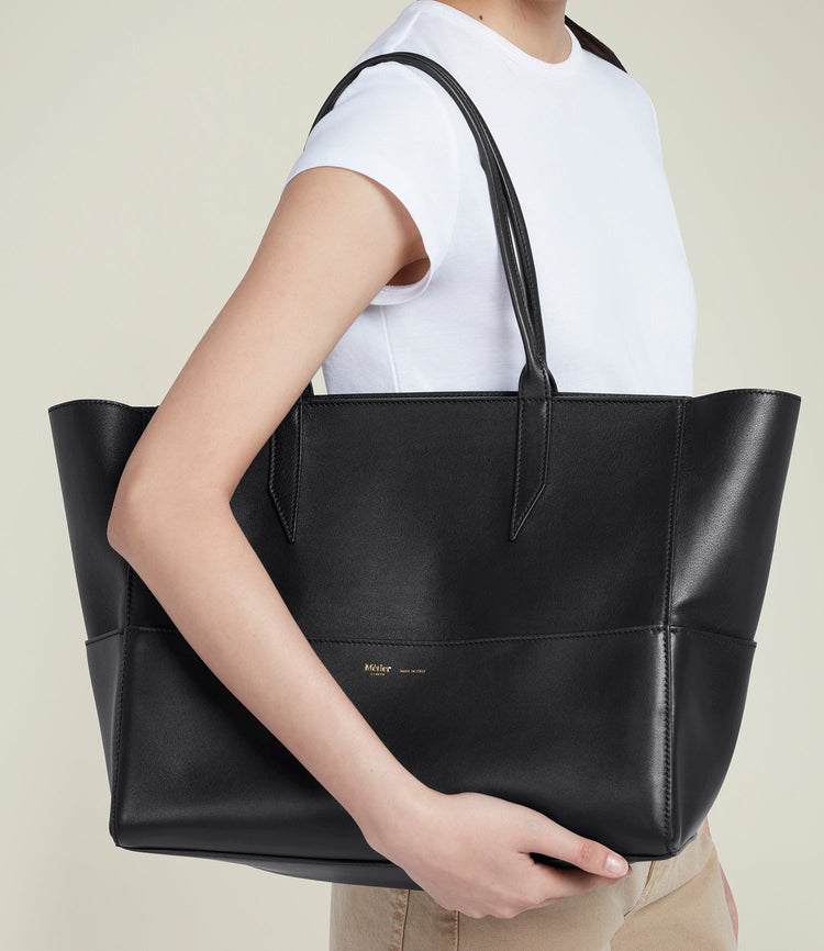 Small Incognito Cabas Bag in Black