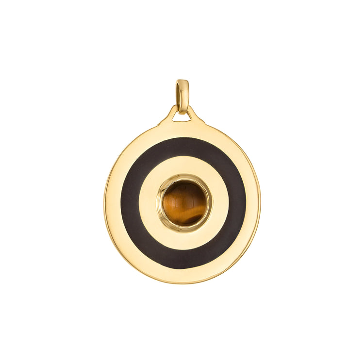 Enamel Bullseye Pendant
