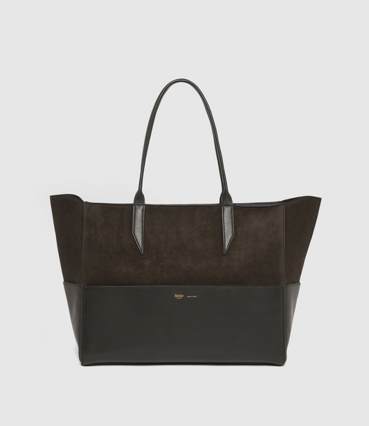 Large Incognito Cabas in Chocolate and Black