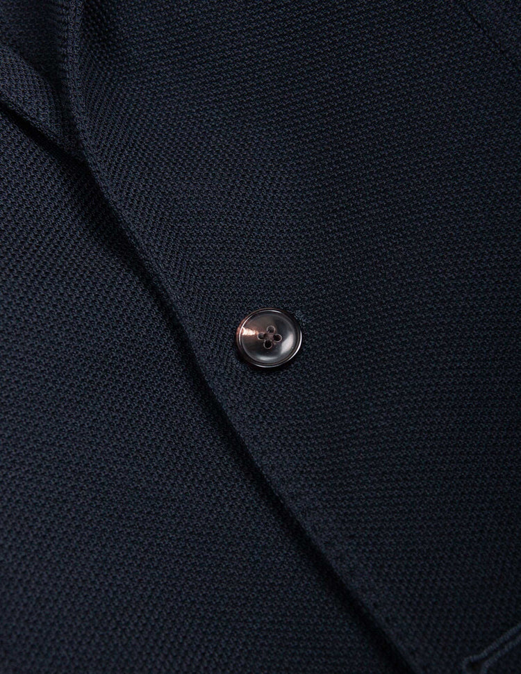 Italian Tour Knit Sport Coat in Navy
