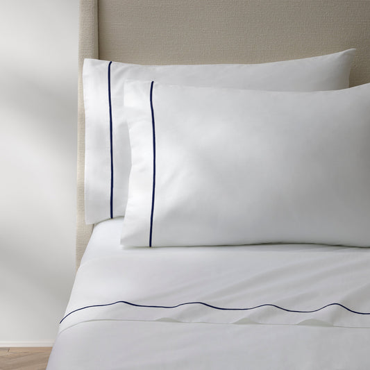 Ricamo Embroidered Sateen Flat Sheet